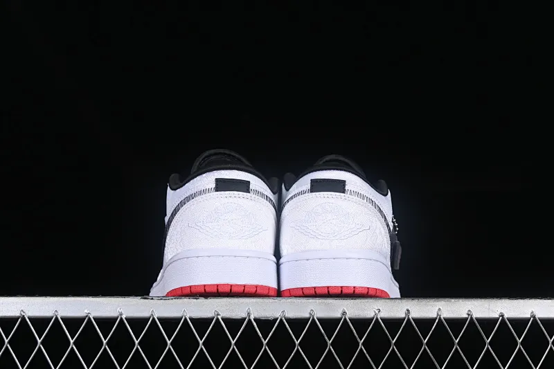 All categories Air Jordan Jordan series basketball shoes Air Jordan 1 Low Z version CLOT x Air Jordan 1 Low "Fearles" AJ1 Joe 1 white silk low-top cultural casual sneakers CU2804-100